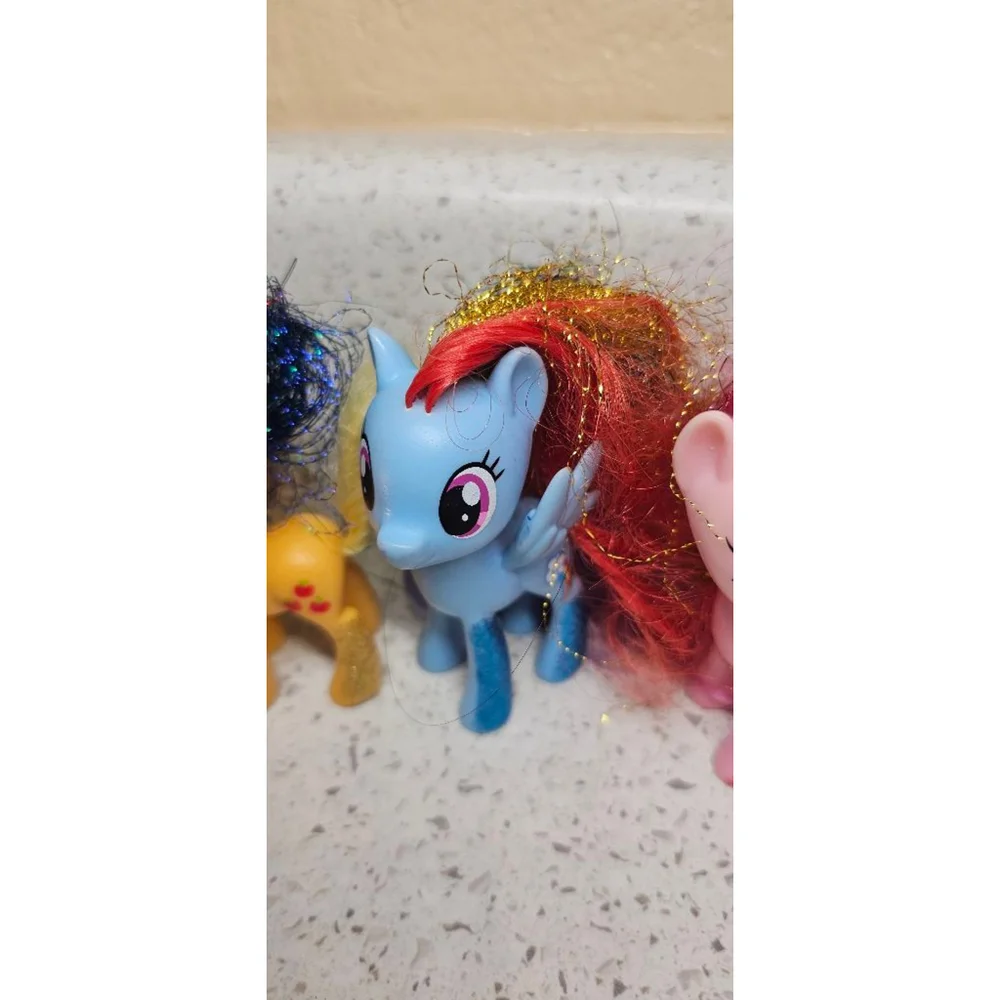 My Little Pony Glitter Leg Figures Lot – Set of 5 – Hasbro